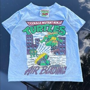 1991 vintage teenage mutant ninja turtles Blue Kids T-Shirt